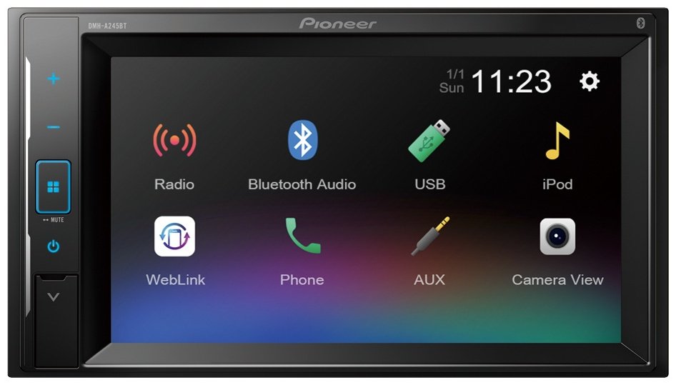 Pioneer DMH-A245BT 2 DIN универсальная