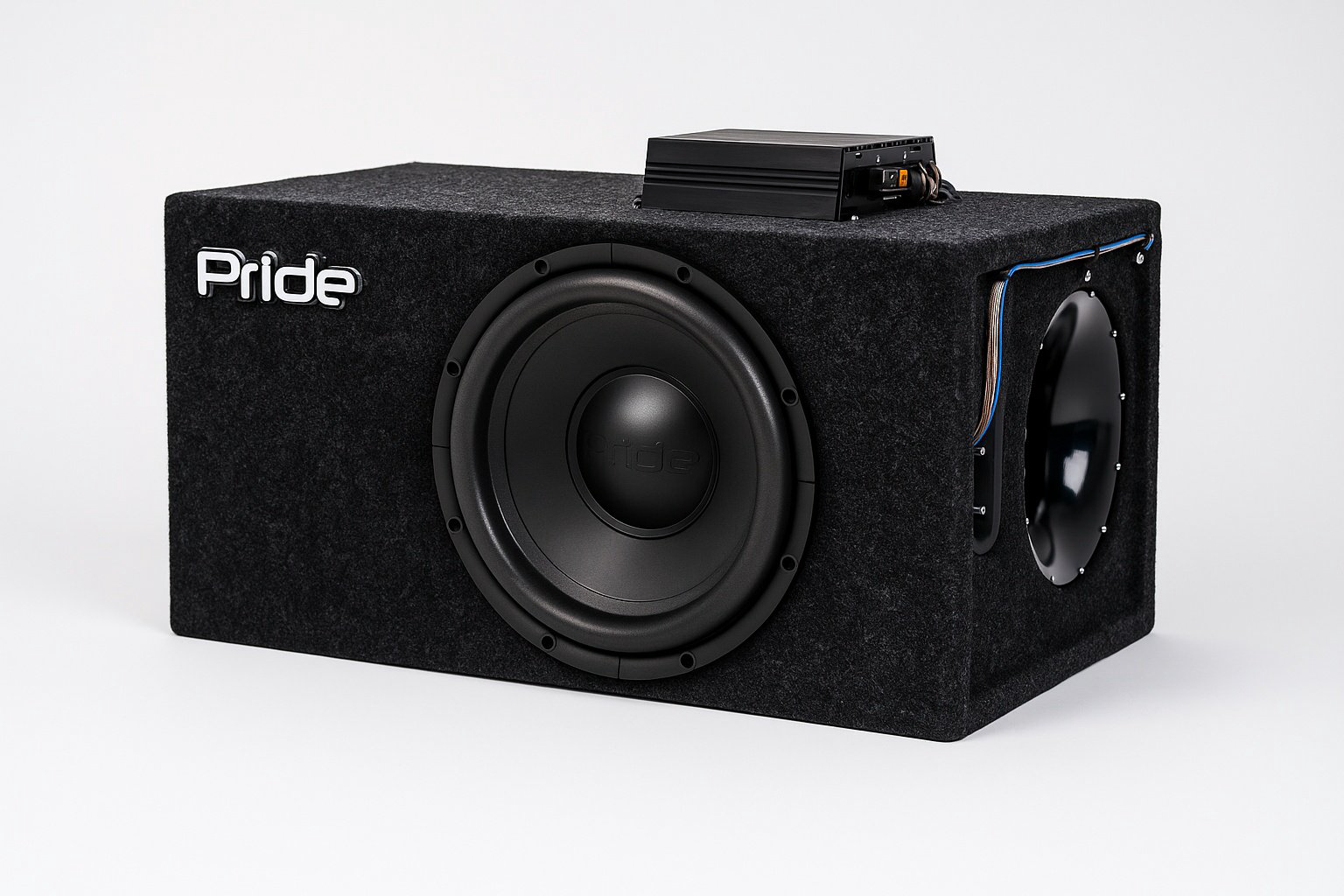 Сабвуфер PRIDE Pride S4 12D2 + моноблок Pride Uno в корпусе из фанеры - ForteMarket Сабвуфер PRIDE Pride S4 12D2 + моноблок Pride Uno в корпусе из фанеры купить,139900