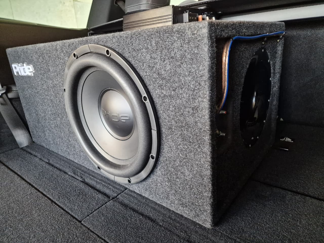 Сабвуфер PRIDE Pride S4 12D2 + моноблок Pride Uno в корпусе из фанеры - ForteMarket Сабвуфер PRIDE Pride S4 12D2 + моноблок Pride Uno в корпусе из фанеры купить,139900
