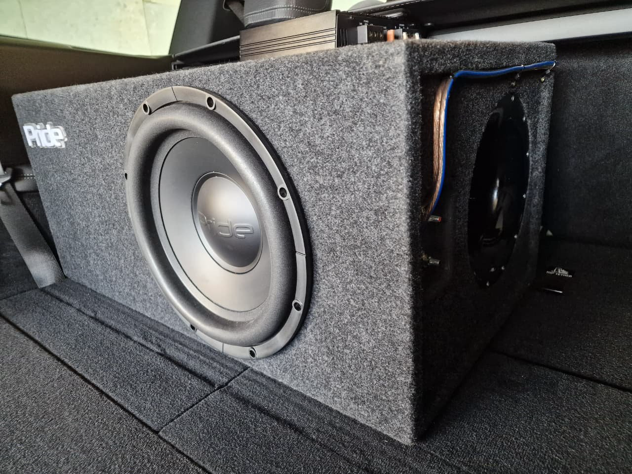Сабвуфер PRIDE Pride S4 12D2 + моноблок Pride Uno в корпусе из фанеры - ForteMarket Сабвуфер PRIDE Pride S4 12D2 + моноблок Pride Uno в корпусе из фанеры купить,139900