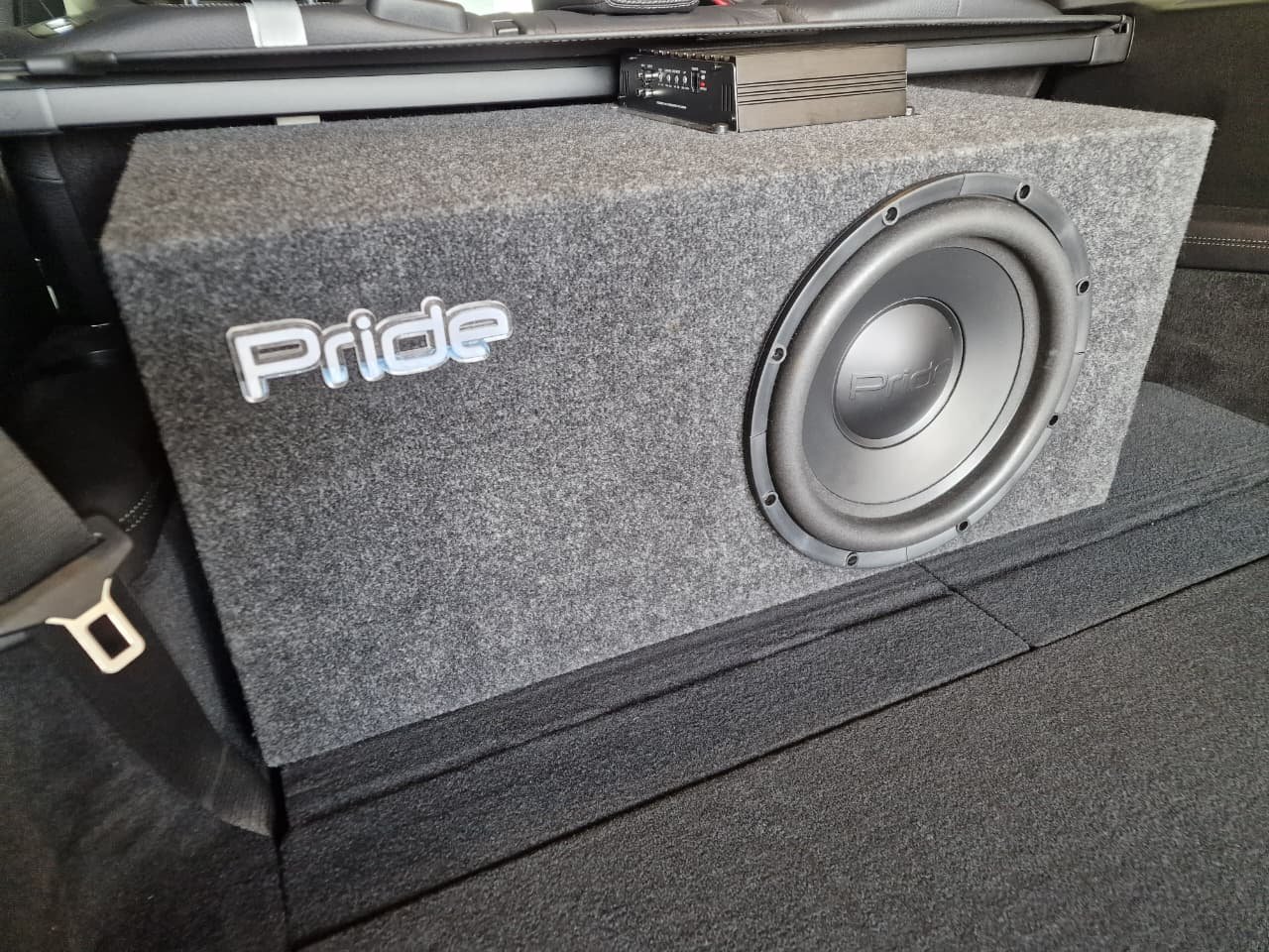 Сабвуфер PRIDE Pride S4 12D2 + моноблок Pride Uno в корпусе из фанеры - ForteMarket Сабвуфер PRIDE Pride S4 12D2 + моноблок Pride Uno в корпусе из фанеры купить,139900