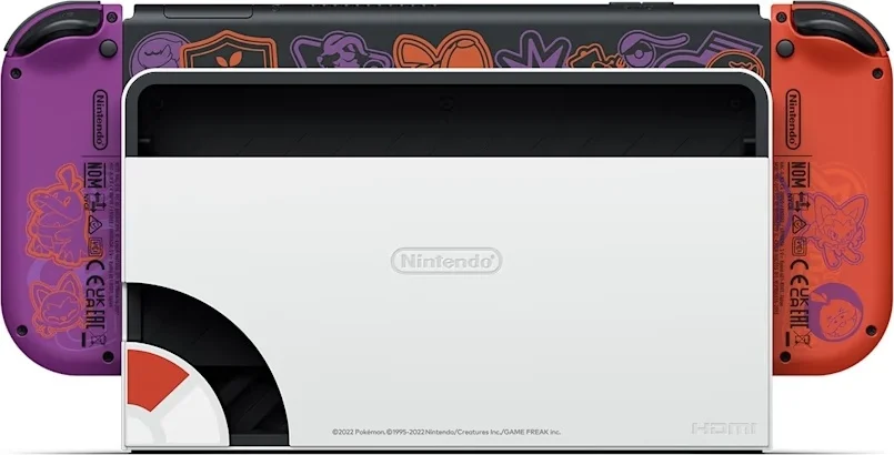 Игровая приставка Nintendo Switch OLED Pokemon Scarlet черно-фиолетовая купить,NaN