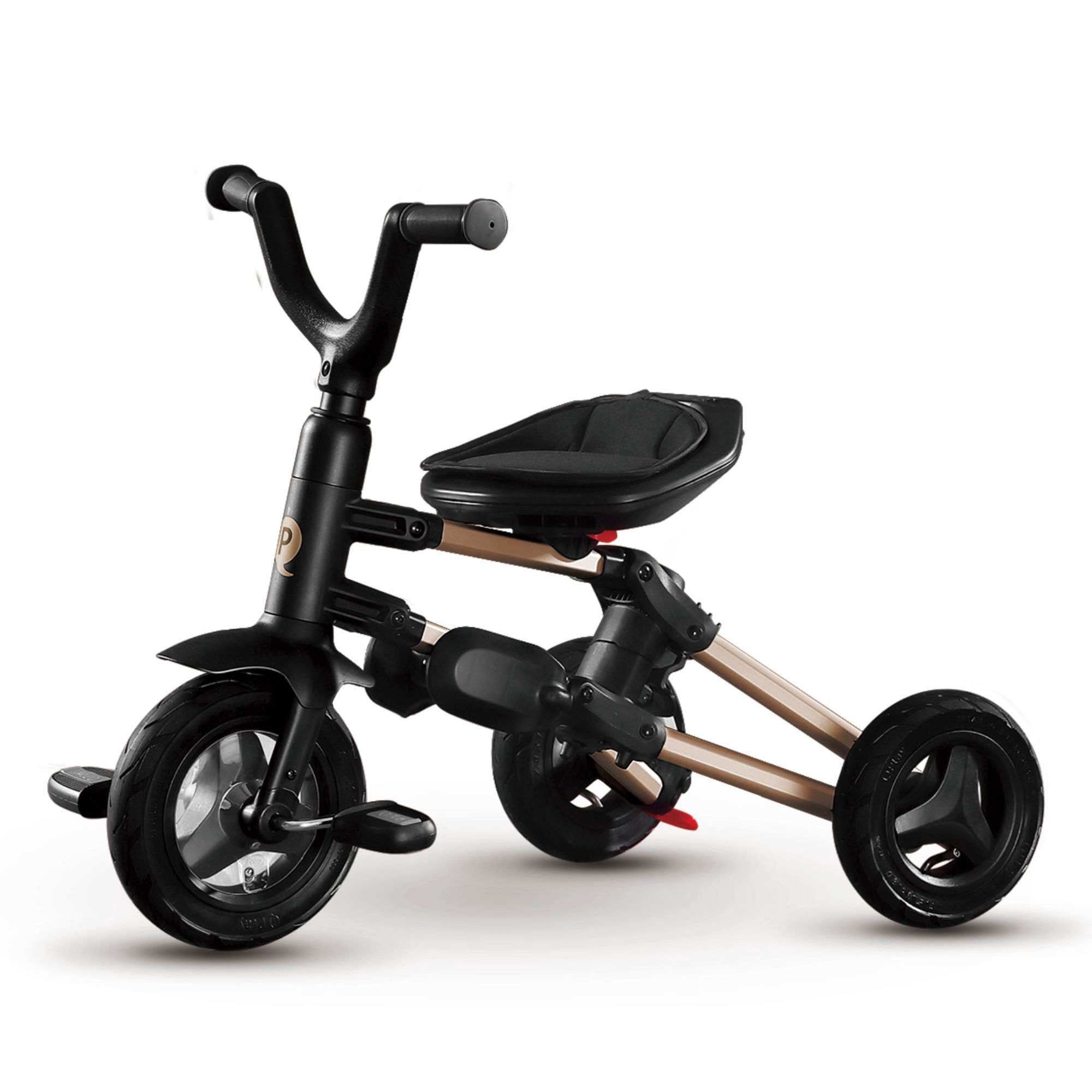 Велосипед QPlay Nova Plus Rubber Gold черный купить,NaN