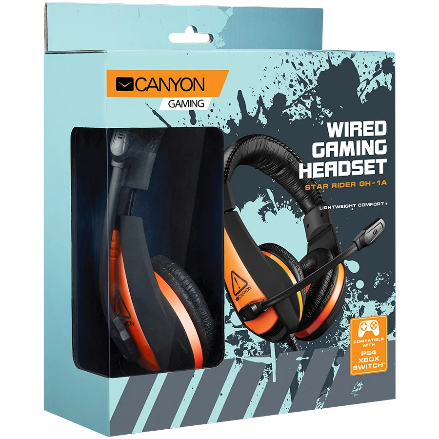 Наушники Canyon Star Raider GH-1A черные