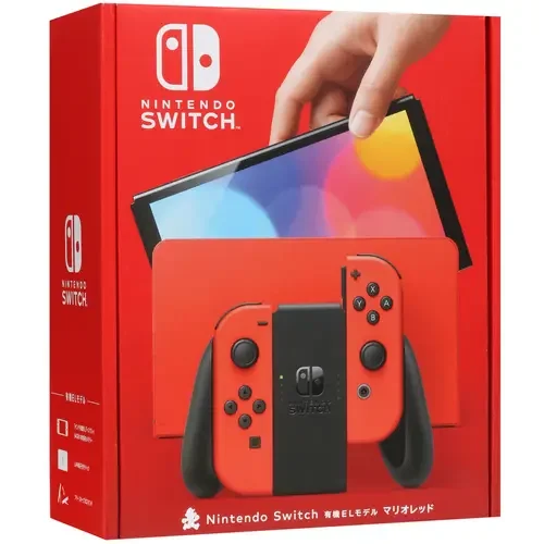 Игровая приставка Nintendo Switch OLED Mario красная - ForteMarket Игровая приставка Nintendo Switch OLED Mario красная купить,0