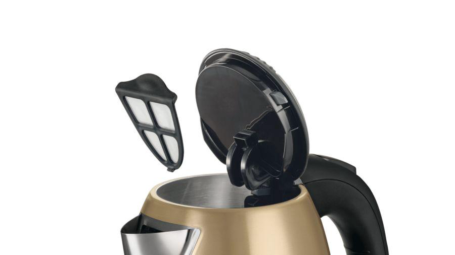 Чайник Bosch TWK7808 золотистый купить,NaN