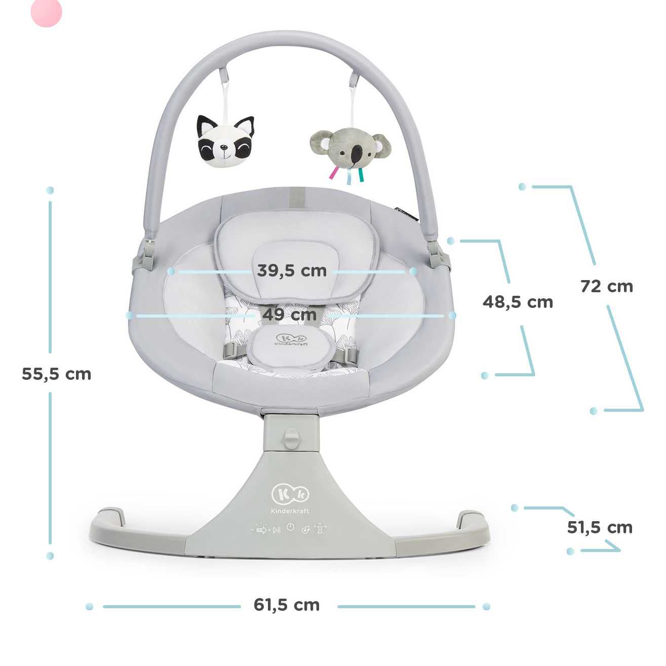 Колыбель Kinderkraft LULI Grey купить,NaN