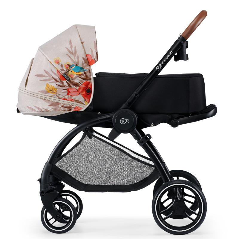 Коляска 2в1 Kinderkraft Evolution Cocoon Bird Peach купить,NaN