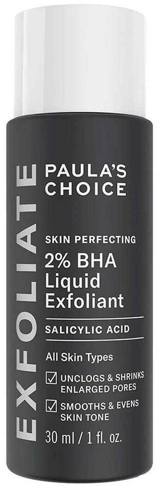 Paula's Choice тонер Skin perfecting 2% BHA liquid exfoliant travel 30 мл