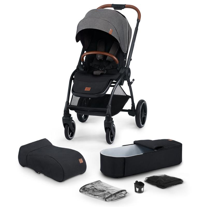 Коляска 2в1 Kinderkraft Evolution Cocoon Platinum Grey купить,NaN