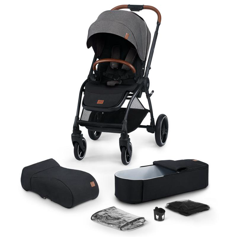 Коляска 2в1 Kinderkraft Evolution Cocoon Platinum Grey купить,NaN