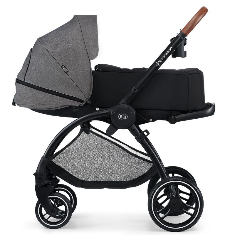 Коляска 2в1 Kinderkraft Evolution Cocoon Platinum Grey купить,NaN