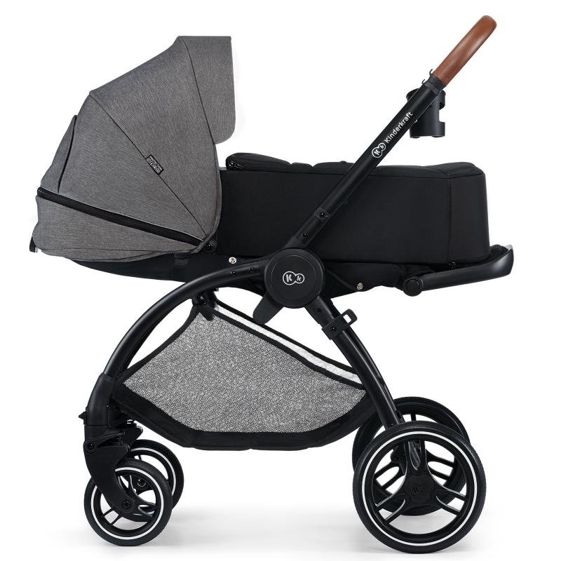 Коляска 2в1 Kinderkraft Evolution Cocoon Platinum Grey купить,NaN