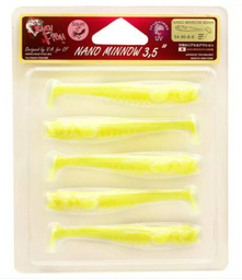 Силиконовая приманка Crazy Fish Nano Minnow 3.5" 54-90-6-6 88мм 5шт