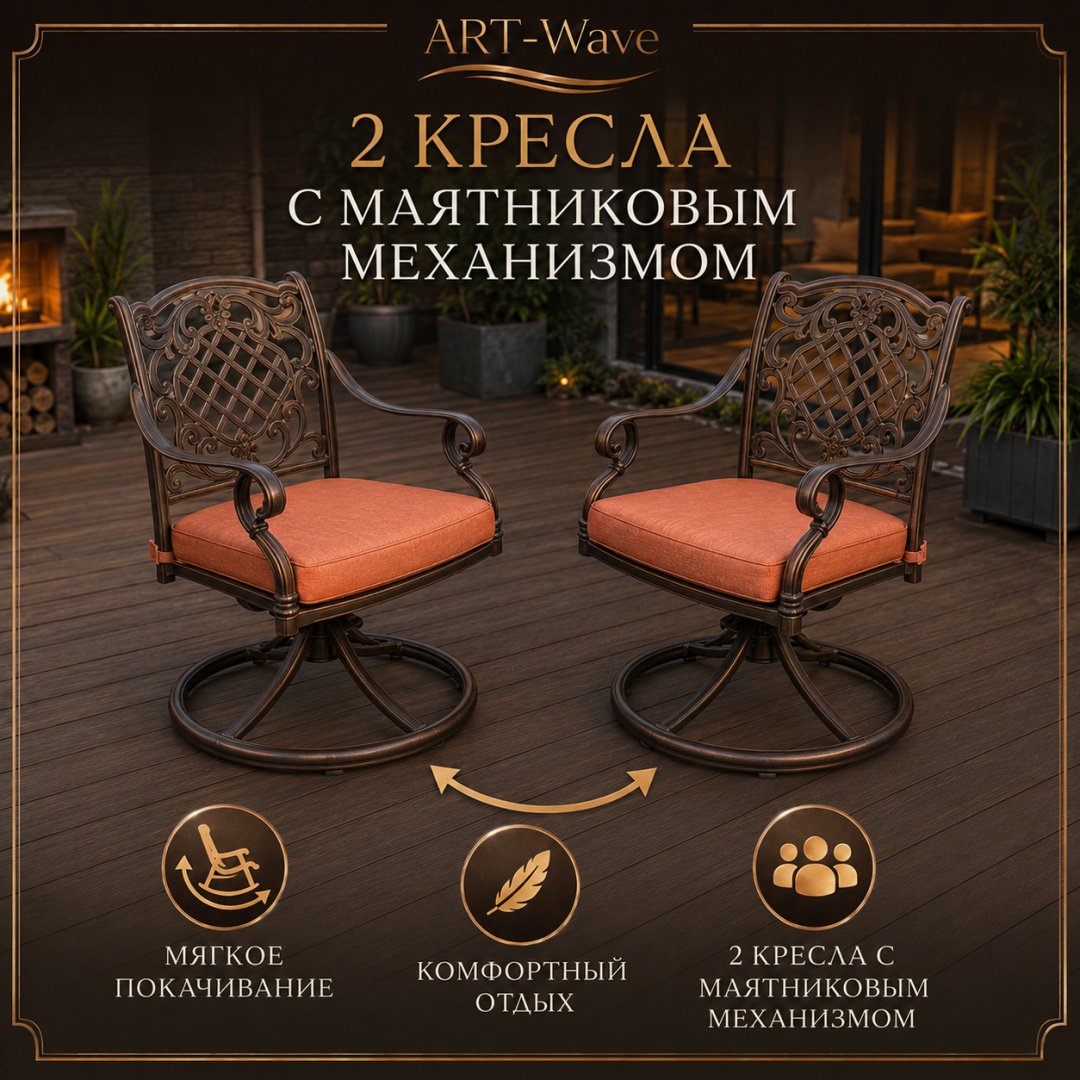 Комплект ART-Wave 7 в 1, кол-во персон: 6, металл