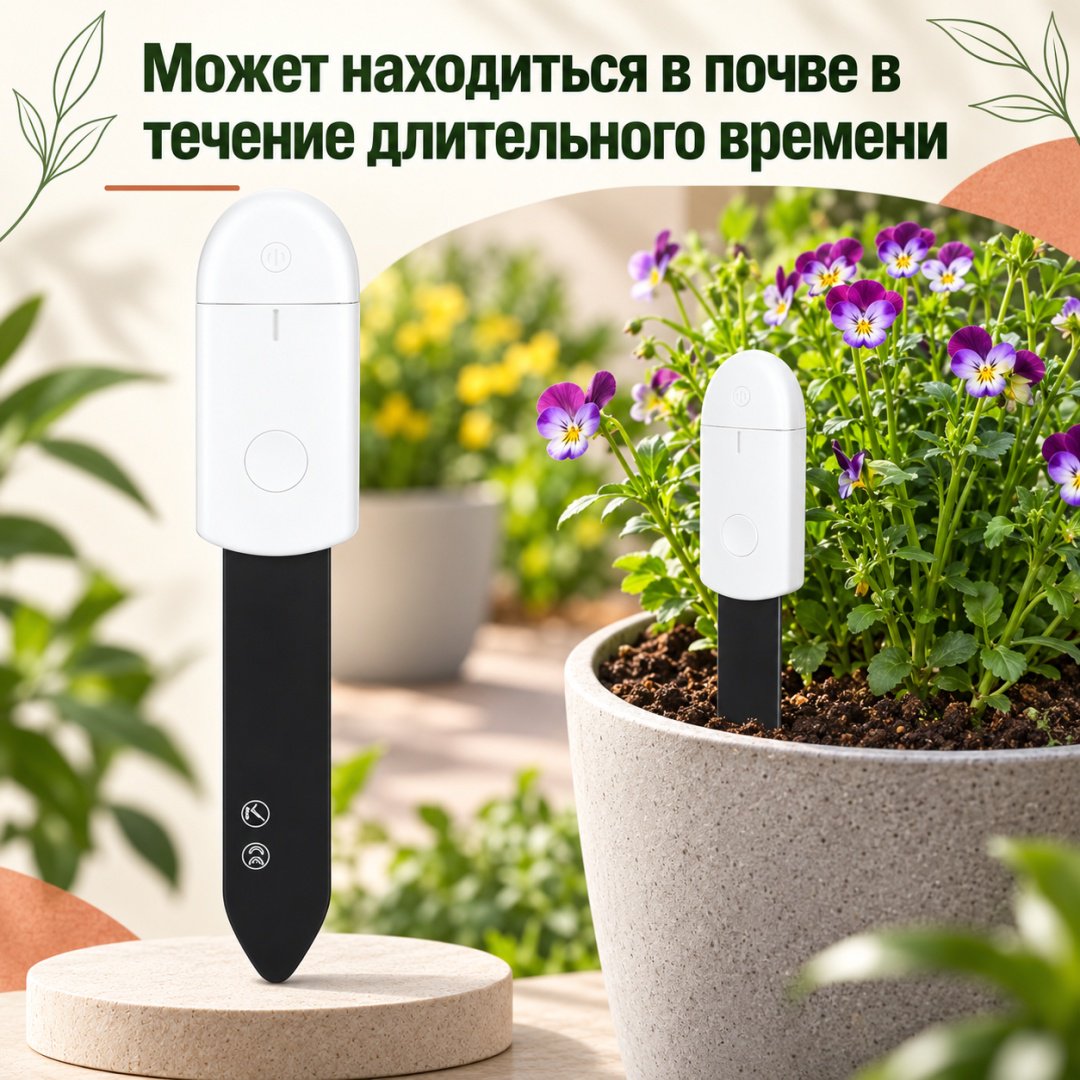 ART-Wave измеритель влажности и освещенности почвы WN-1803, пластик