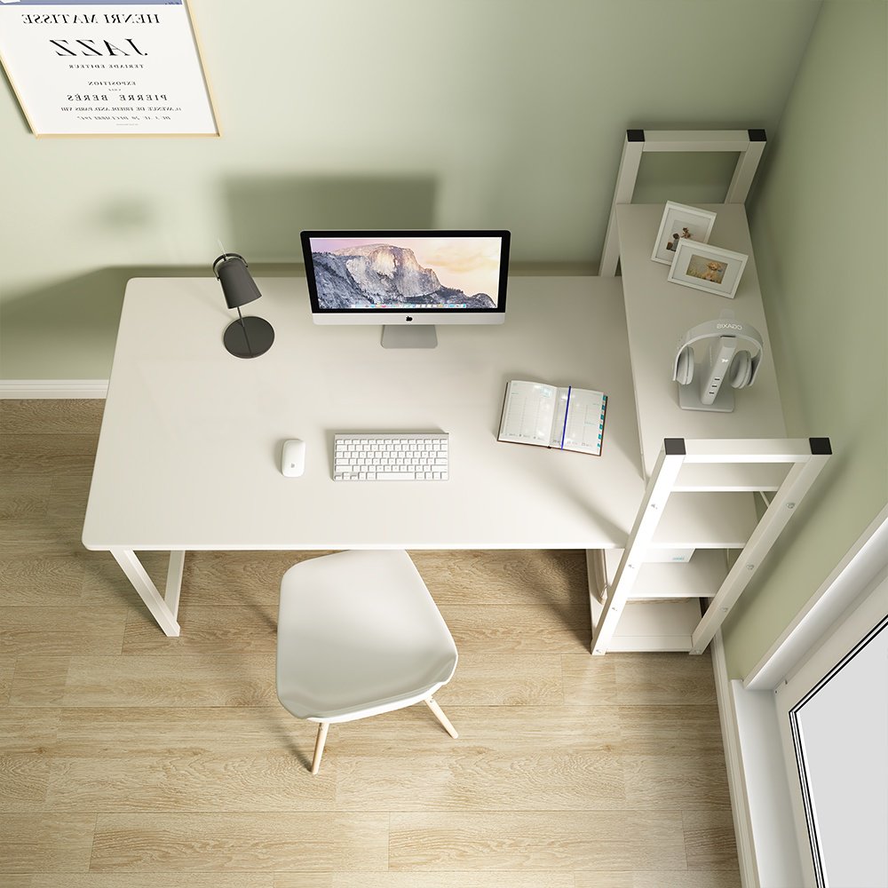 Стол компьютерный ART-Wave TB-25011-white, 140х60x110 см, белый купить,44990