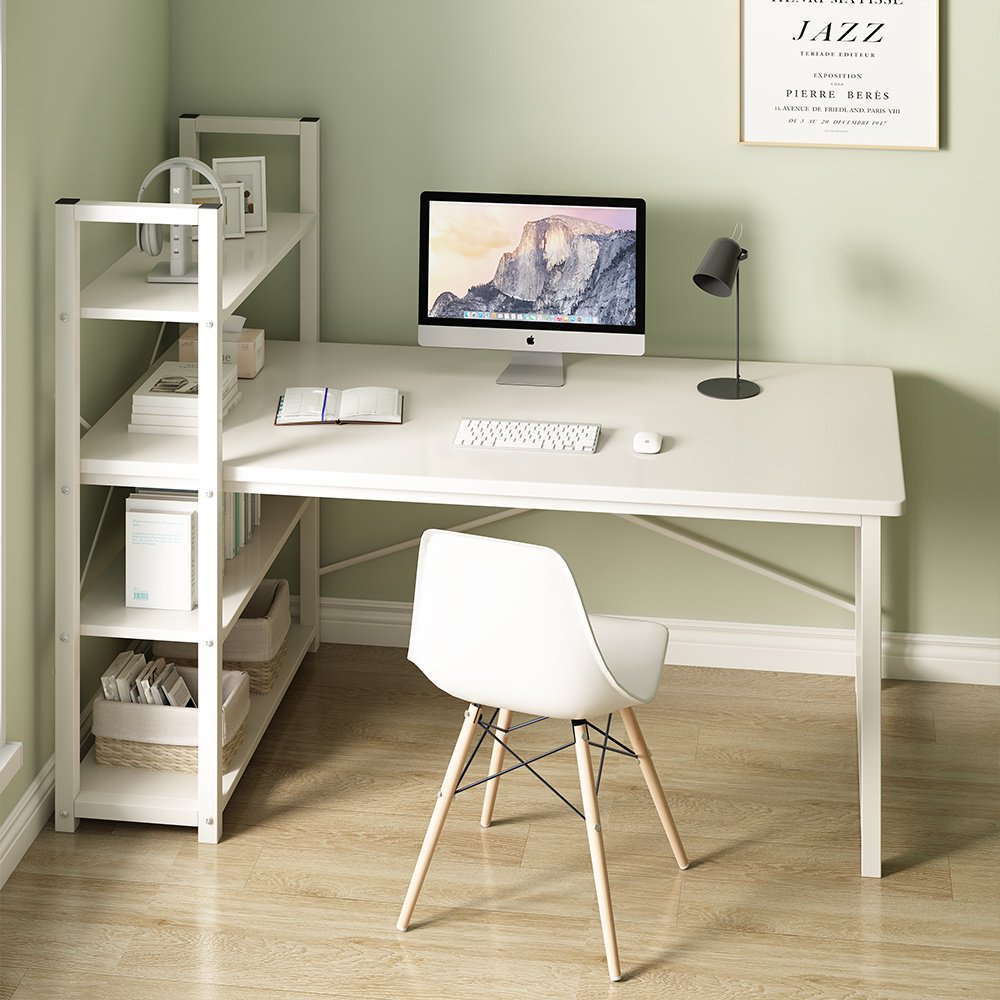 Стол компьютерный ART-Wave TB-25011-white, 140х60x110 см, белый купить,44990