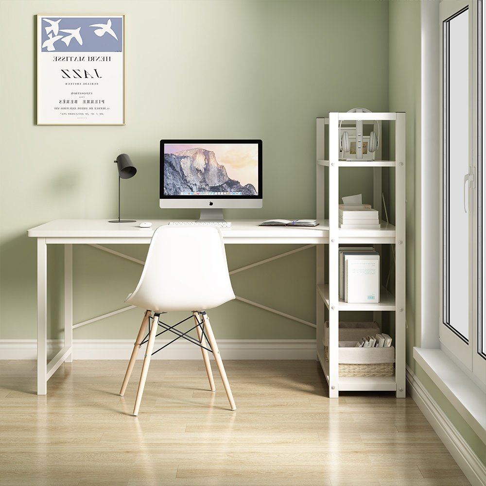 Стол компьютерный ART-Wave TB-25011-white, 140х60x110 см, белый купить,44990