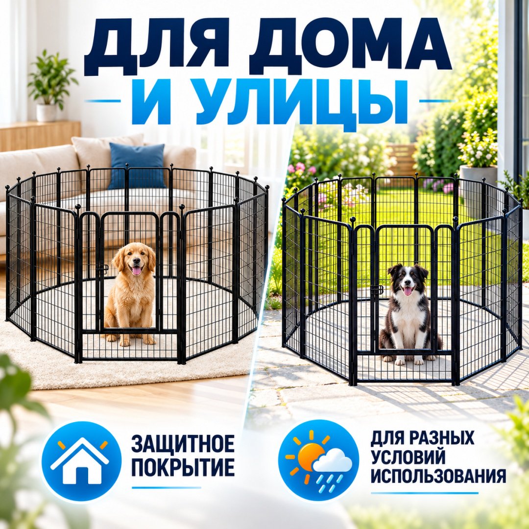 ART-Wave вольер PP-100x120-16-BK черный