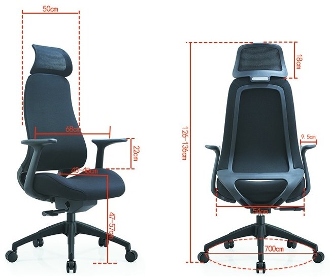 Офисное кресло ART-Wave YC-61, черный купить,78990