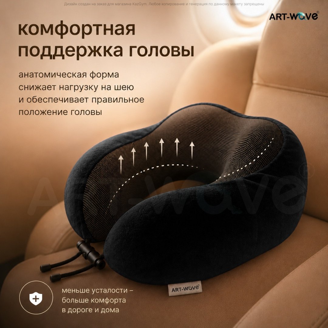 Подушка для шеи ART-Wave купить,4990