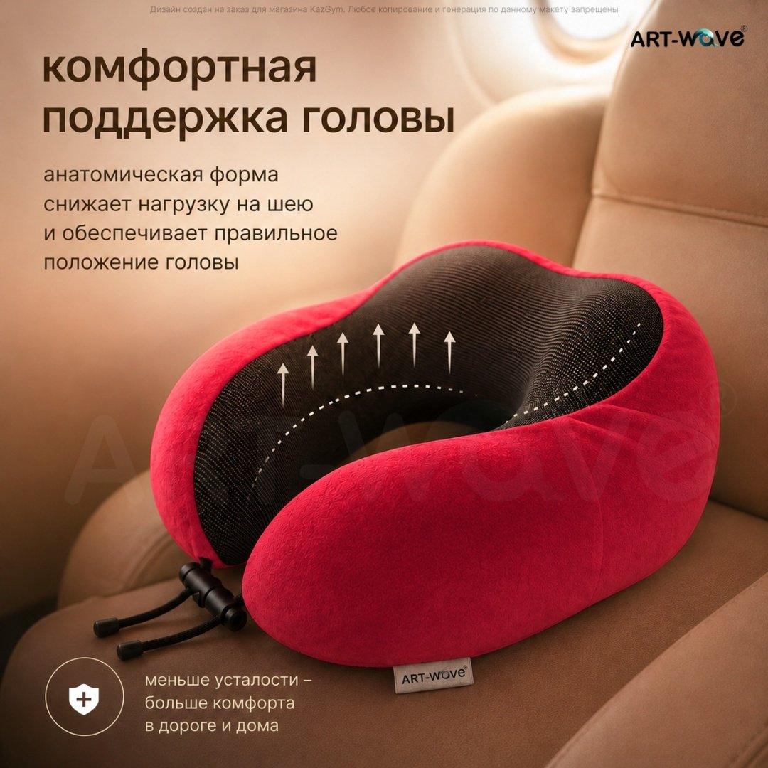 Подушка для шеи ART-Wave купить,4990