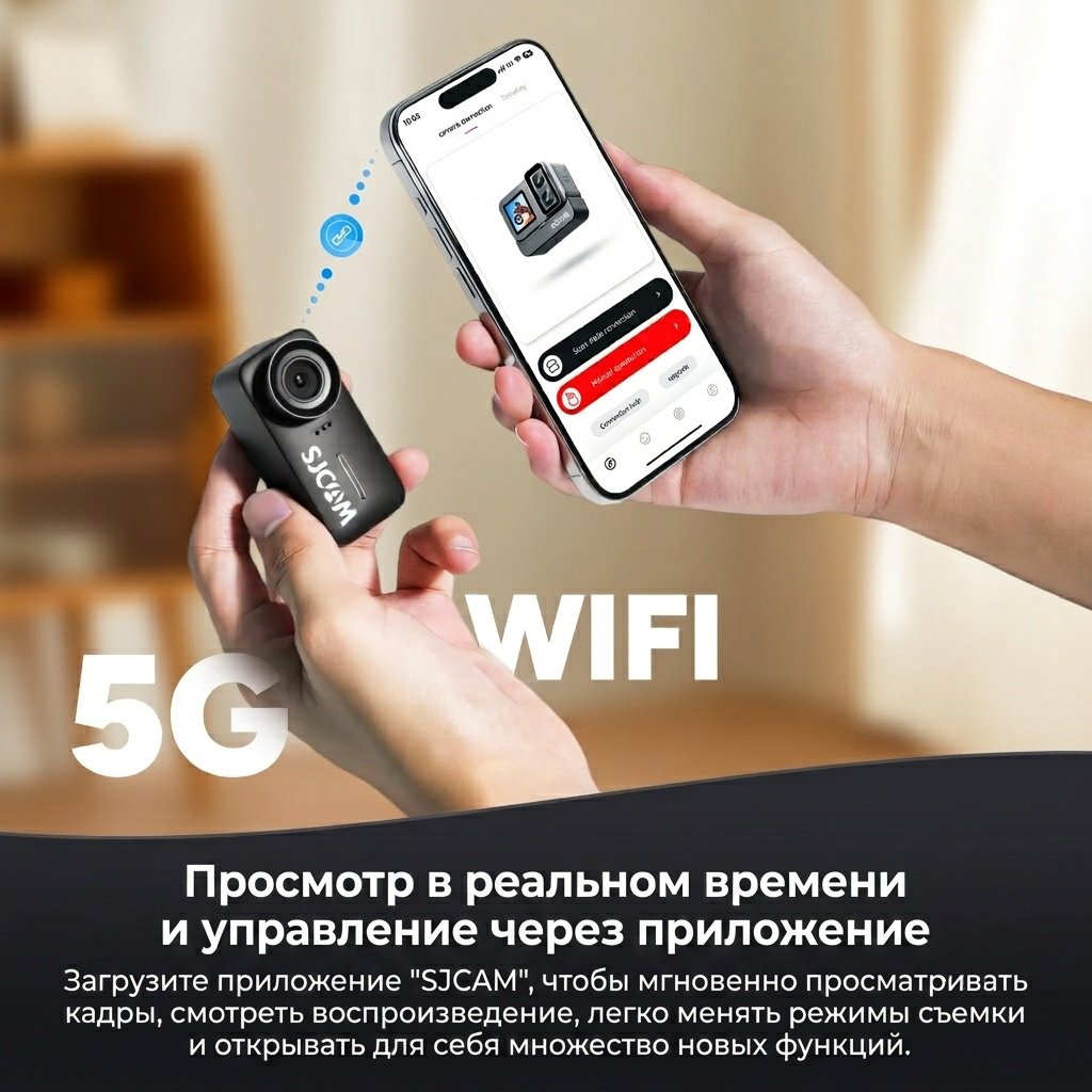 Экшн-камера SJCAM C110+64Gb черный купить,NaN