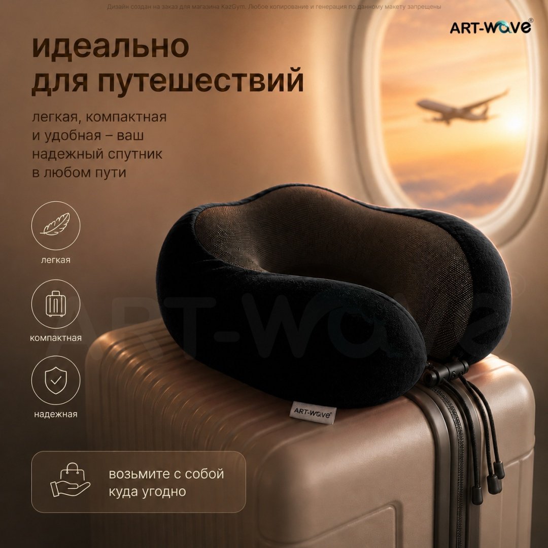 Подушка для шеи ART-Wave купить,4990