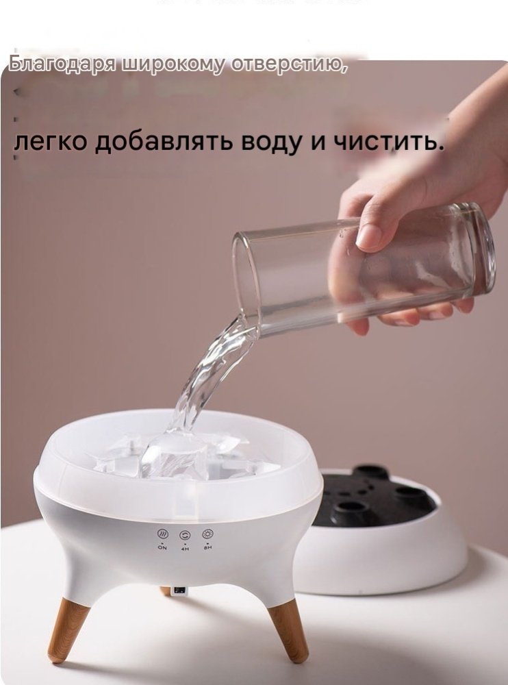 Увлажнитель воздуха DIDA Медуза белый купить,12208