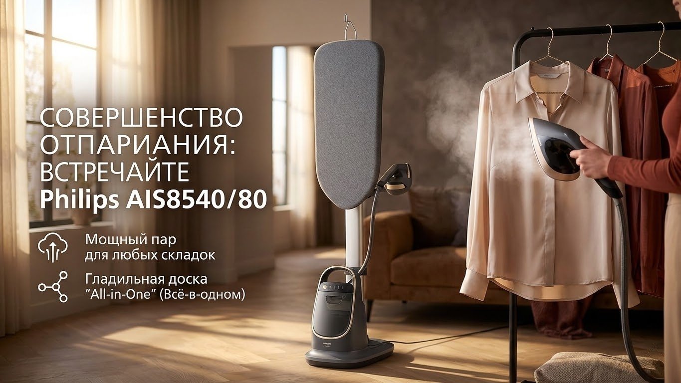 Отпариватель Philips AIS8540/80 черный