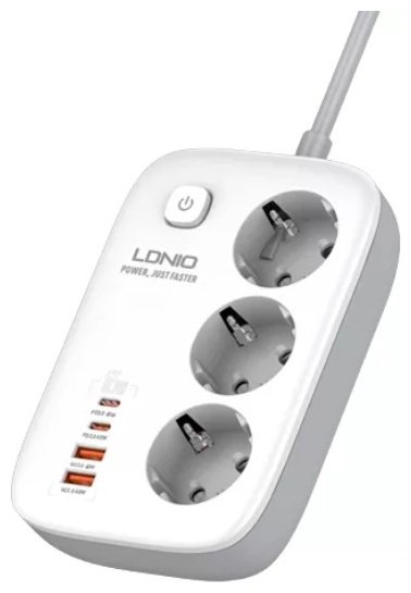 Сетевой фильтр LDNIO SE3436, 2 м купить,NaN