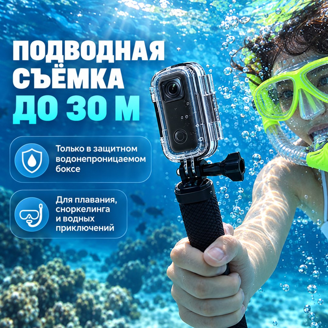 Экшн-камера SJCAM C100 + 64Gb черный купить,NaN