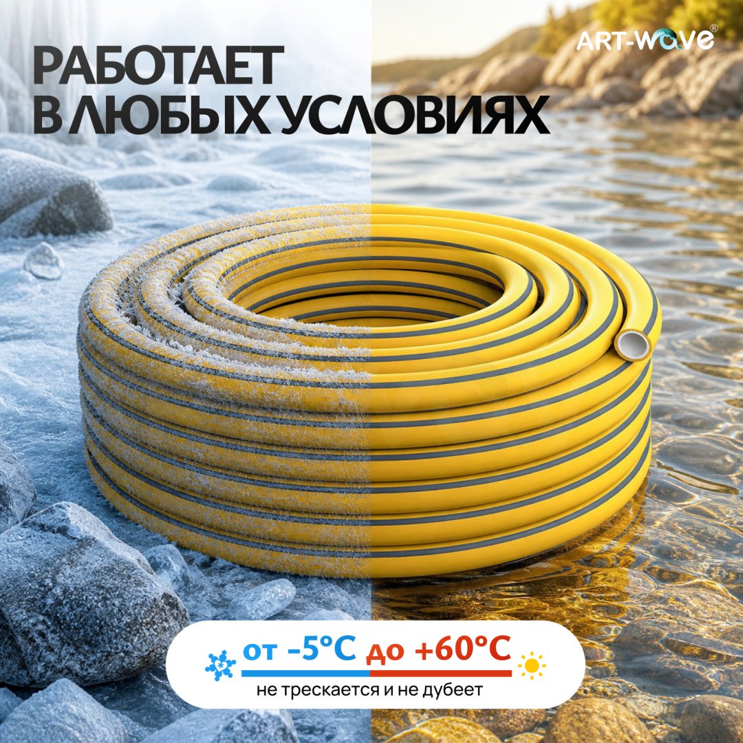 Набор для полива ART-Wave 50 м, 16 мм