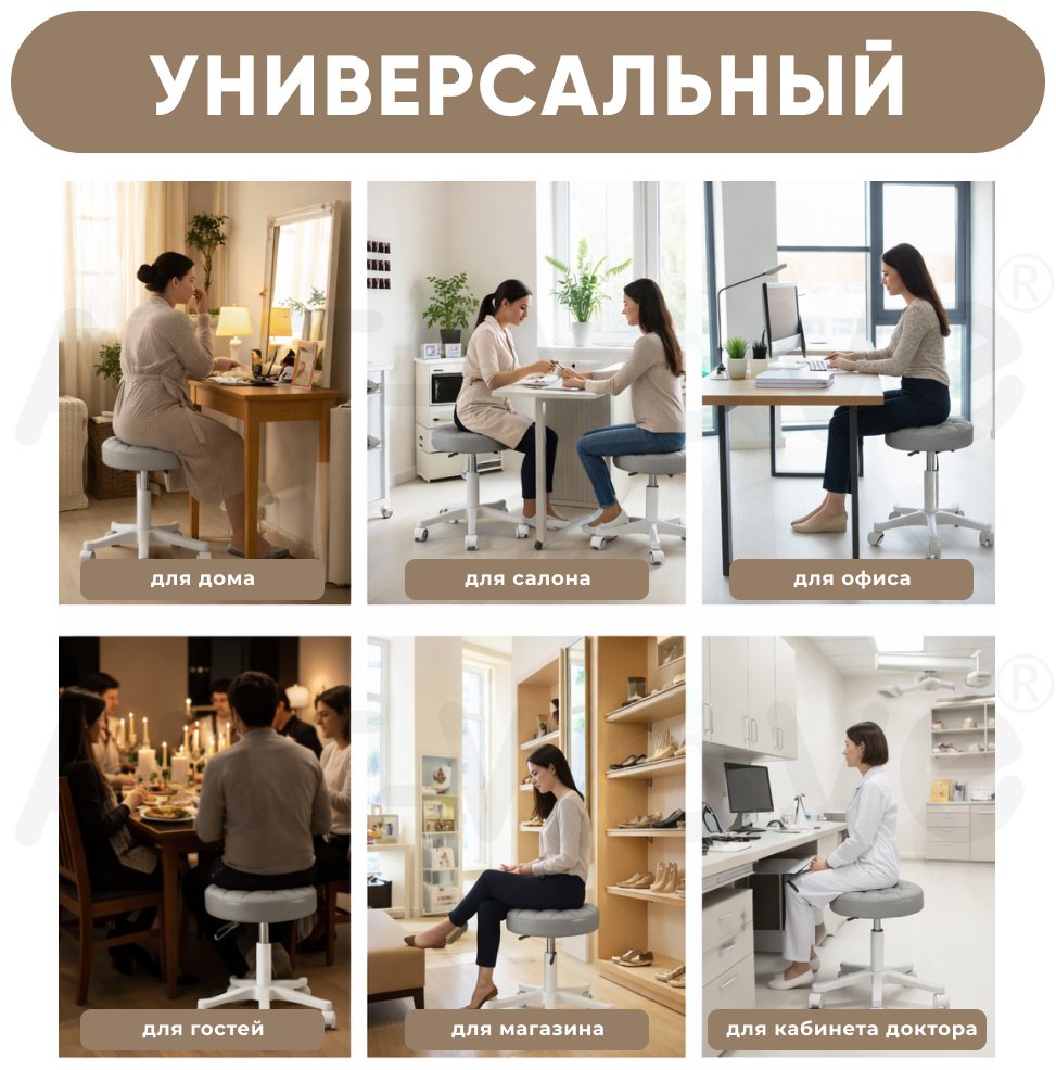 ART-Wave стул X-017-grey белый, серый 33х53 см
