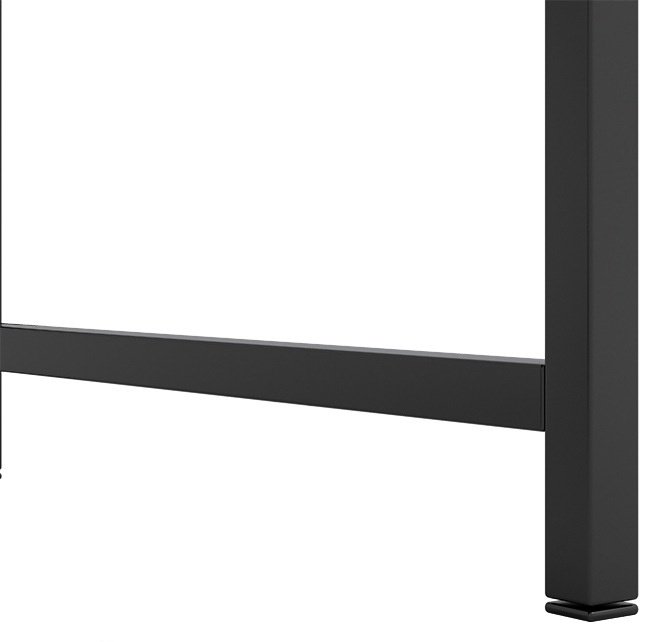 Стол письменный ART-Wave TB-001-120, 120х60x75 см, черный, коричневый