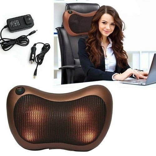 Car Home QY-8028 массажная подушка для тела, вибрационный, коричневый