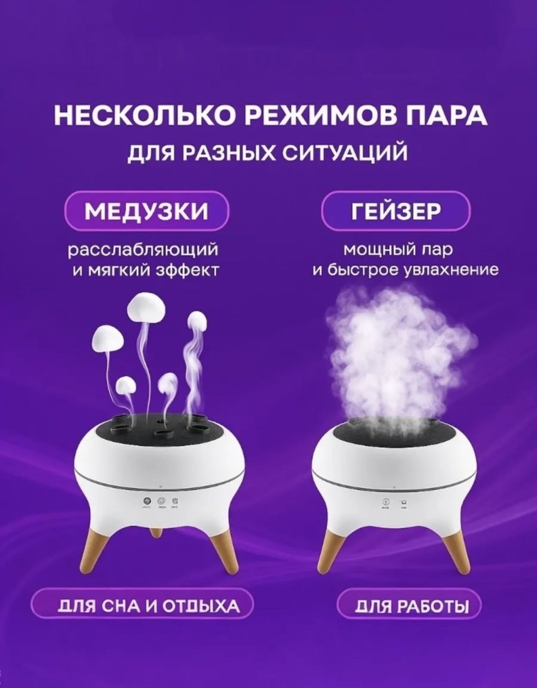 Увлажнитель воздуха DIDA Медуза Pro белый купить,12208