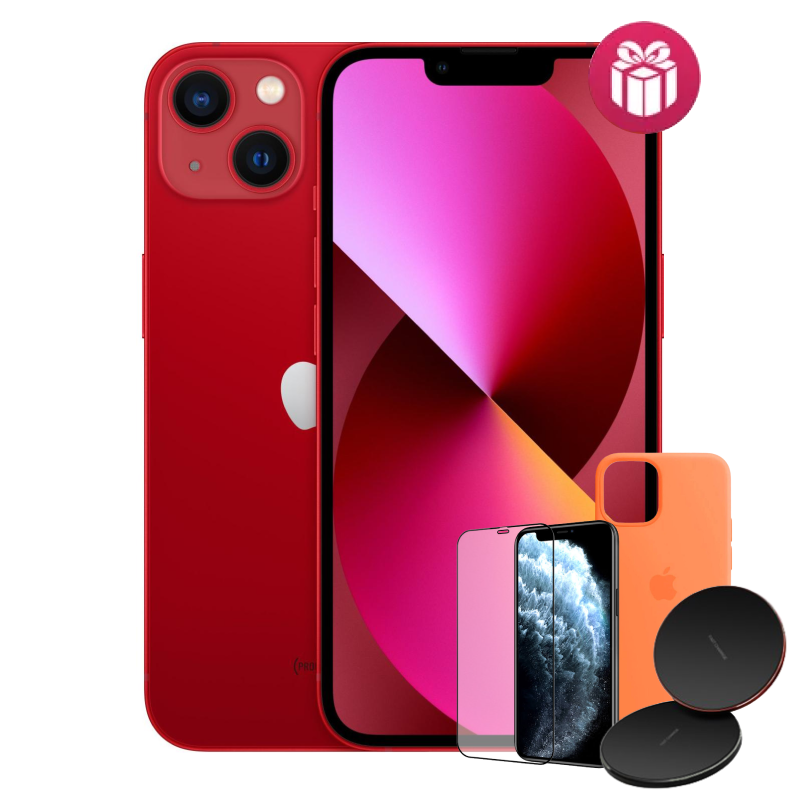 Смартфон Apple iPhone 13 128GB Red + акция 3 подарка купить,NaN