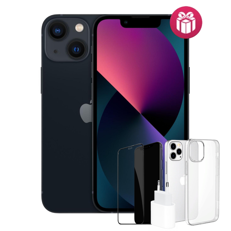 Смартфон Apple iPhone 13 128GB Black + акция 3 подарка купить,NaN