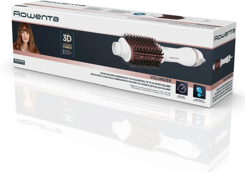 Фен-щетка Rowenta CF6135F0 белый купить,0