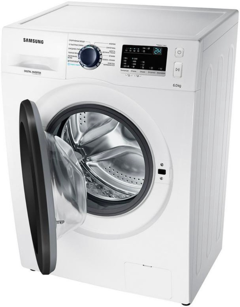 Стиральная машина Samsung WW60J32G0PW/LD белая купить,NaN