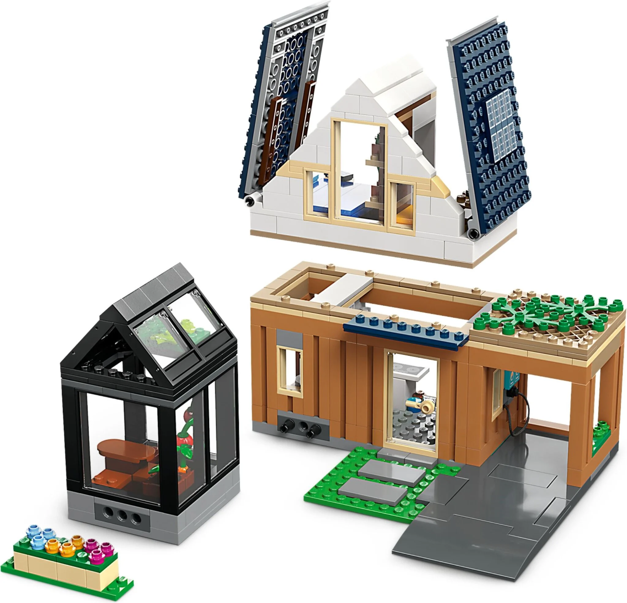 Конструктор LEGO Город Семейный дом и электромобиль 60398