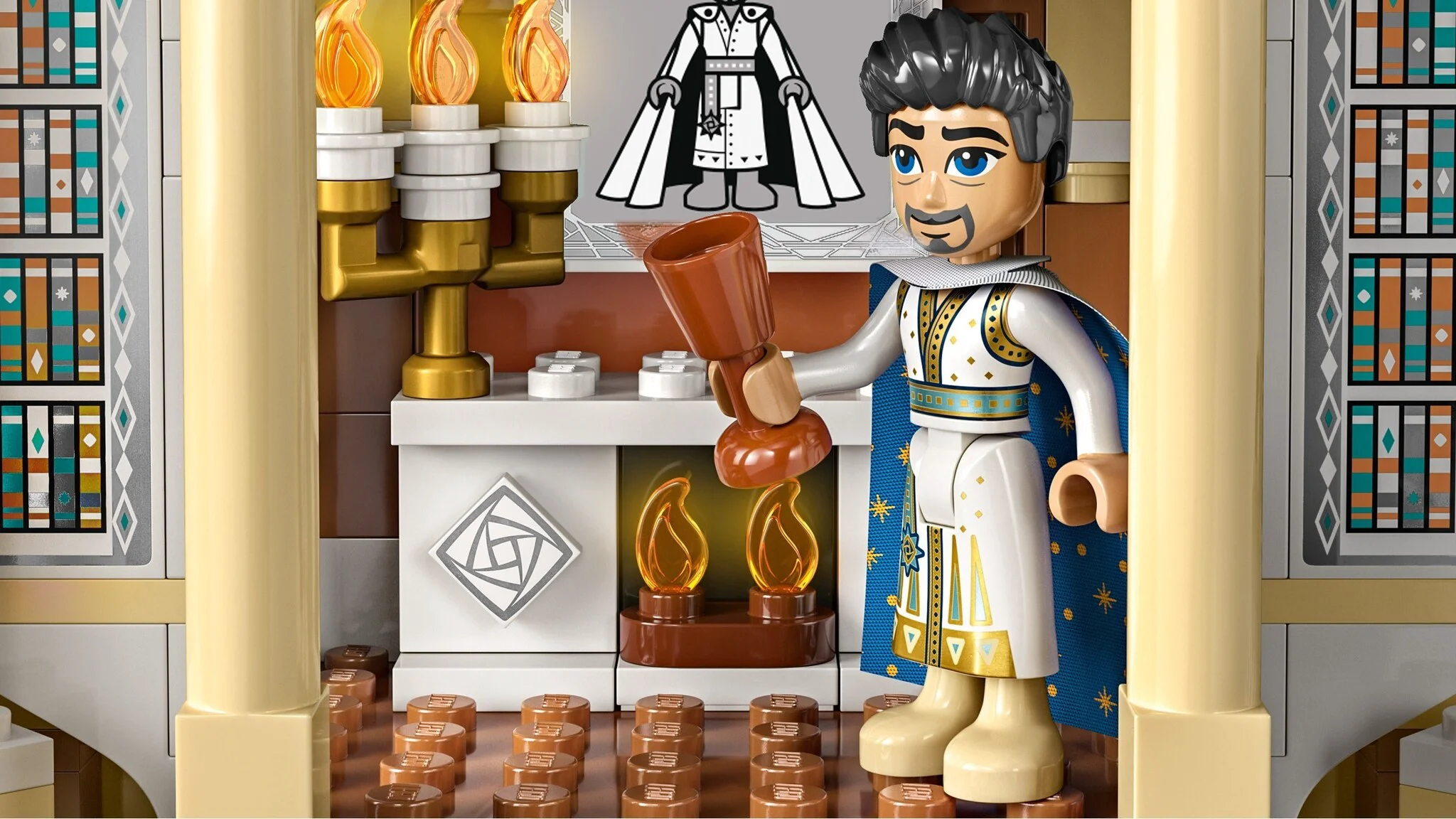 Конструктор LEGO Принцессы Дисней Замок короля Магнифико 43224 купить,0