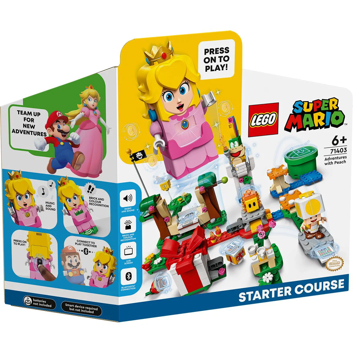 Конструктор LEGO Стартовый&nbsp;набор&nbsp;«Приключения вместе с Пич» Super Mario 71403