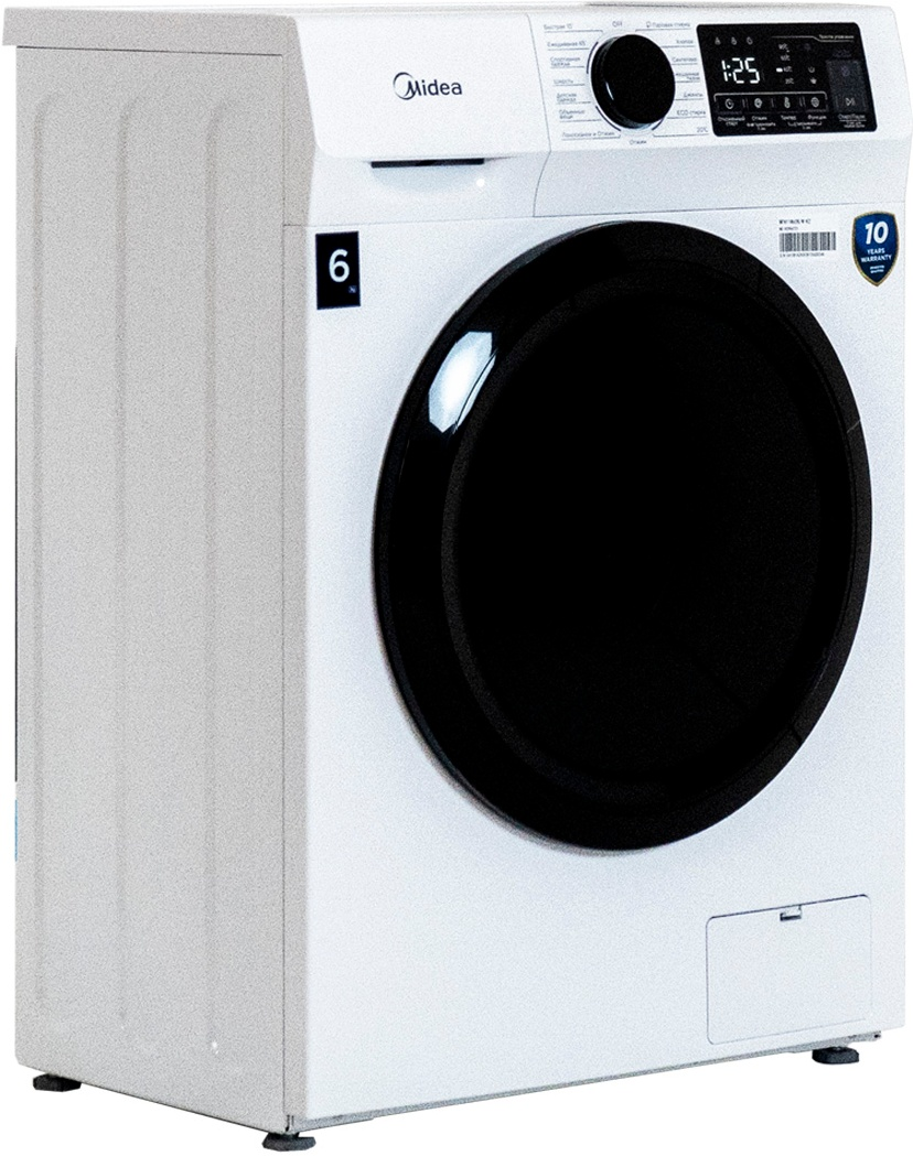 Стиральная машина Midea MFN11W60B/W-KZ белая купить,NaN
