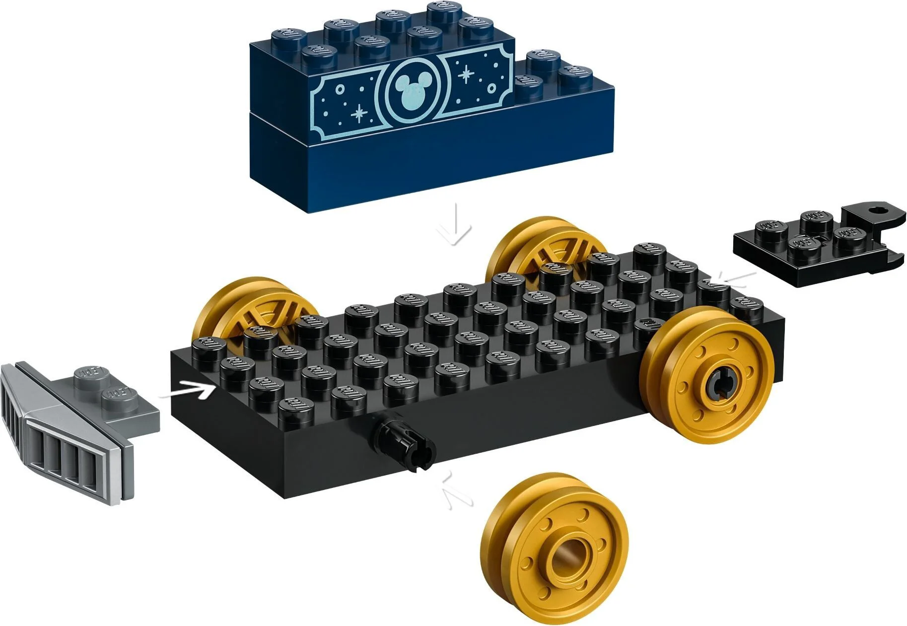 Конструктор LEGO Праздничный поезд Disney 43212