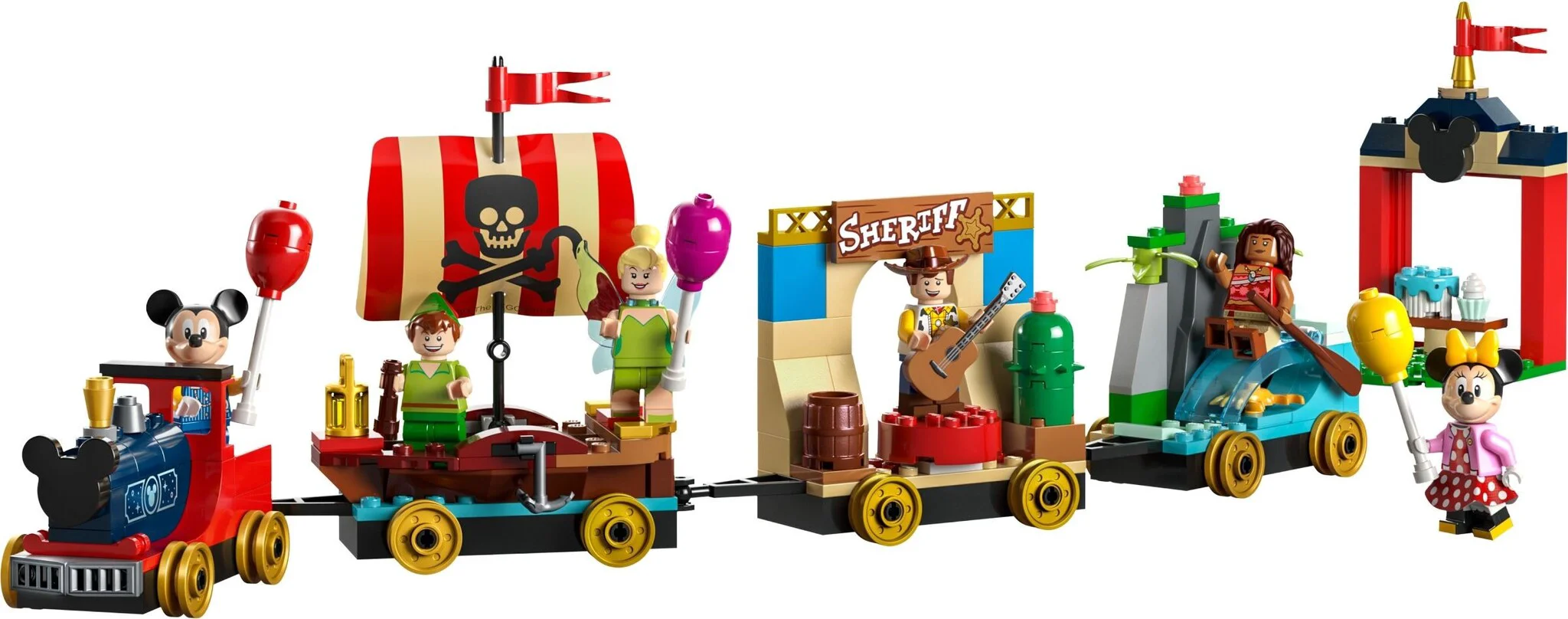 Конструктор LEGO Праздничный поезд Disney 43212
