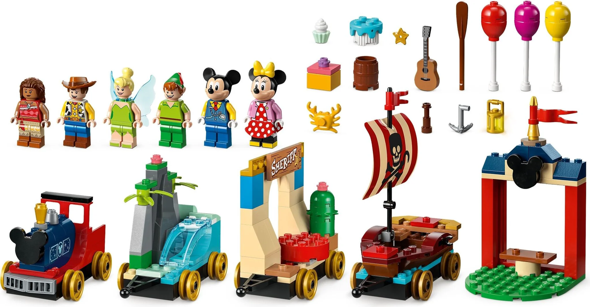 Конструктор LEGO Праздничный поезд Disney 43212