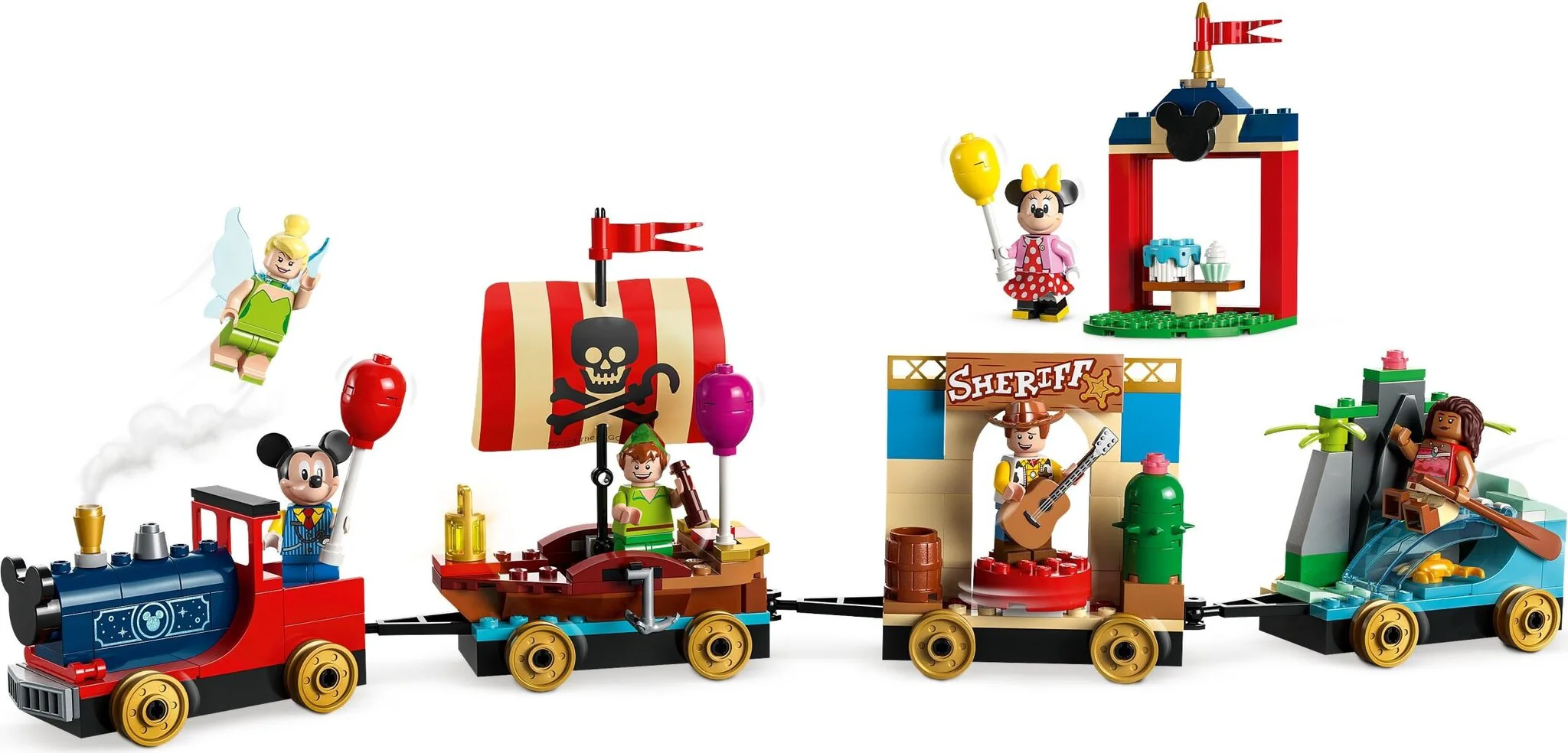 Конструктор LEGO Праздничный поезд Disney 43212